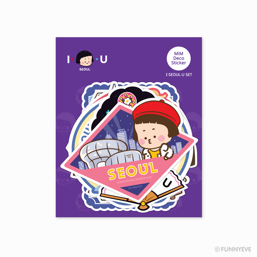 MiM Deco Sticker Pack - Seoul Tour Edition