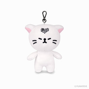Heart Cat Keychain Plush Doll