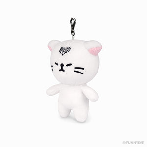 Heart Cat Keychain Plush Doll